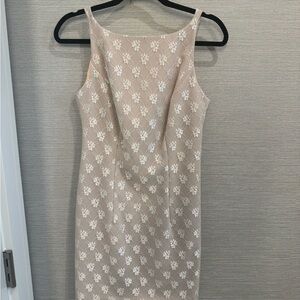 Maurices Cream Tan Spaghetti Strap Sheath Dress